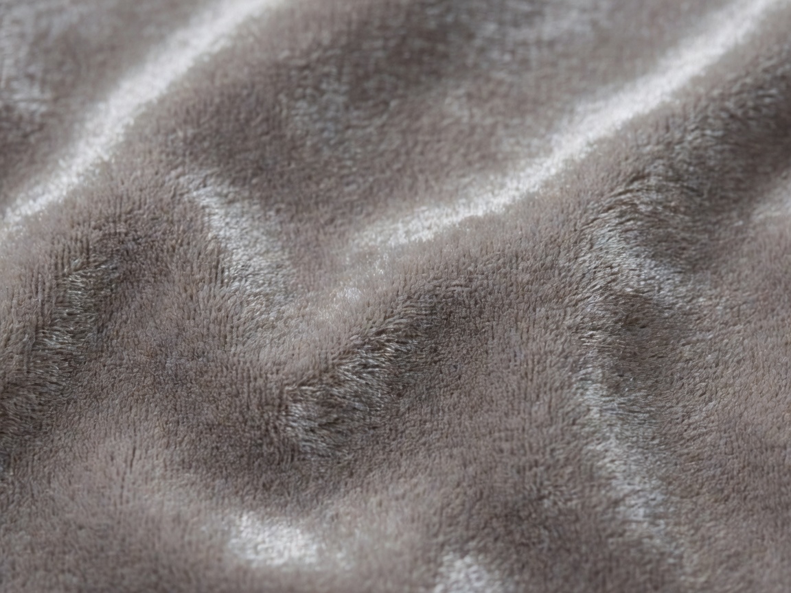 Soft brushed velvet fabric detail